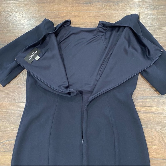 Chelsea Rose navy sheath dress size 10 - Picture 7 of 8